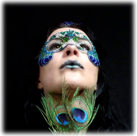 peacock mask