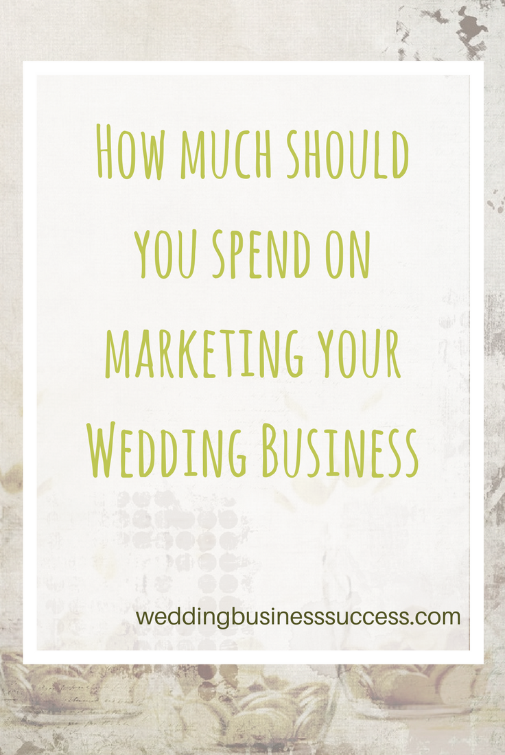 How to set a marketing budget for your wedding business