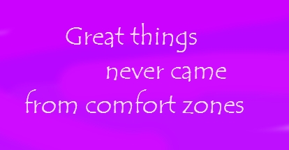 comfort zones quote