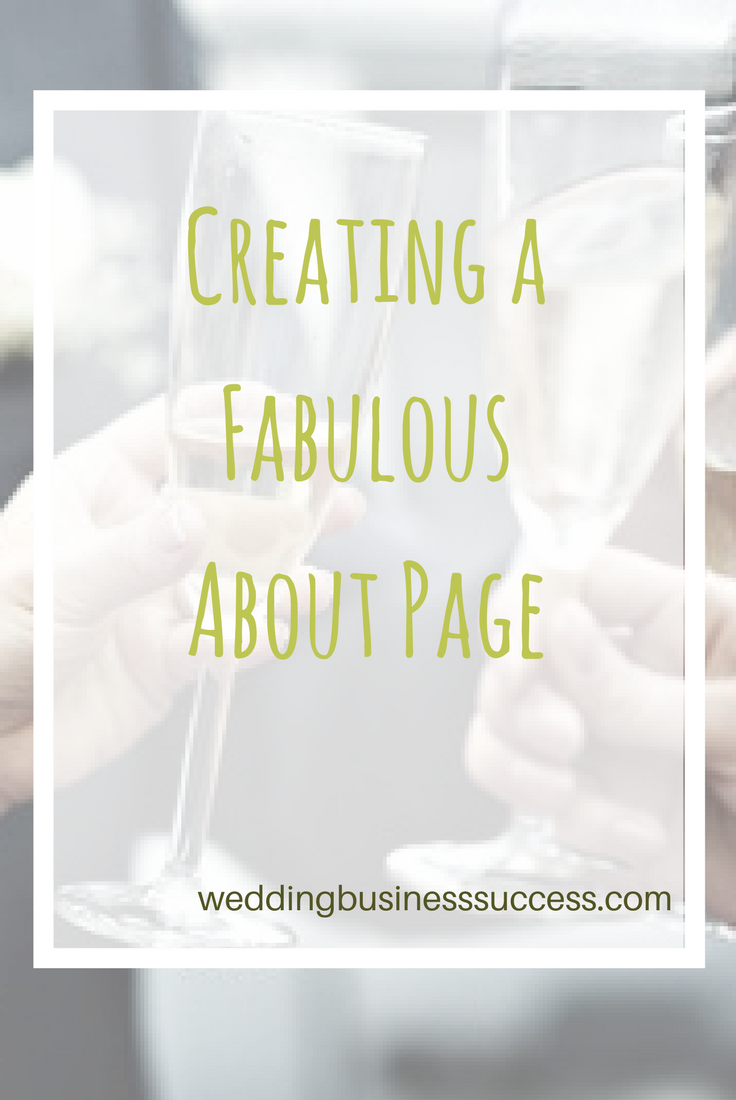 How to create an effective About page for your wedding business including 5 great examples.