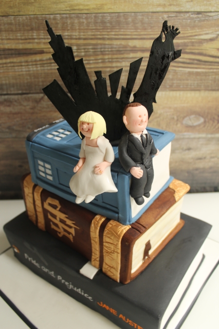 Debbie Gillespie themed wedding cake