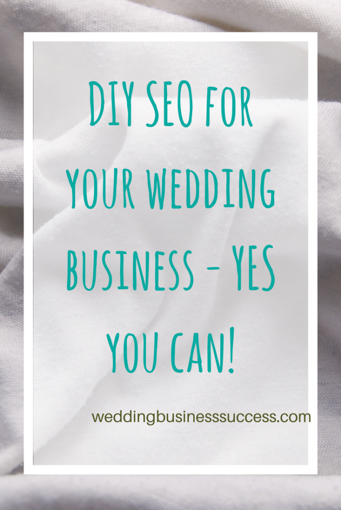 Why learning how to do your own search optimisation is good for your wedding business