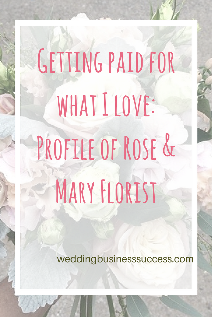 London Wedding Florist Leonoor from Rose&Mary tells the story of her business